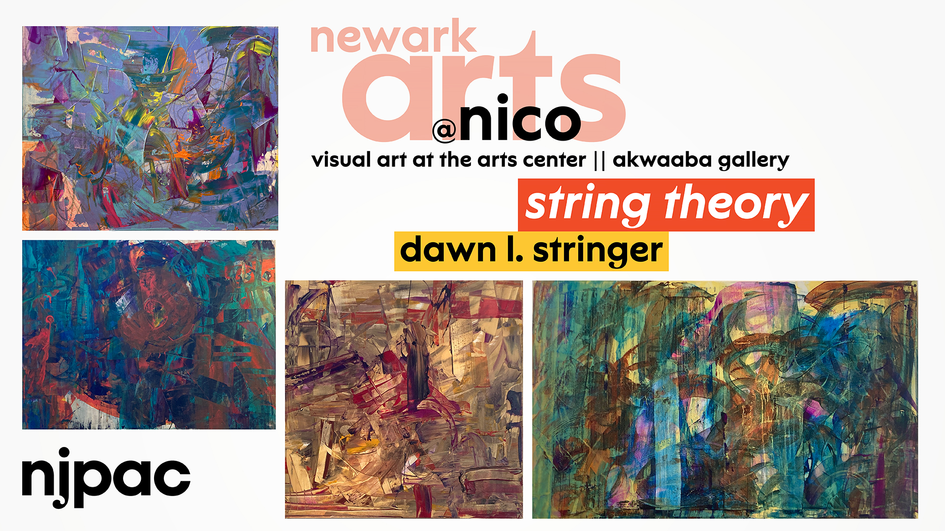 Newark Arts @ nico, visual art at the art center | Akwaaba Gallery , String Theory by Dawn L. Stringer
